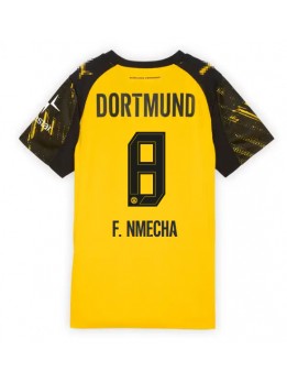 Borussia Dortmund Felix Nmecha #8 Heimtrikot für Frauen 2025-26 Kurzarm Borussia Dortmund Felix Nmecha #8 Heimtrikot für Frauen 2025-26 Kurzarm